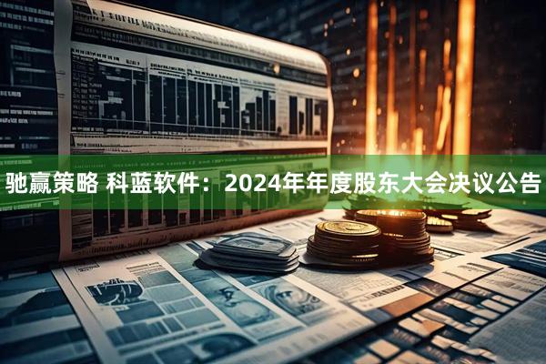 驰赢策略 科蓝软件：2024年年度股东大会决议公告